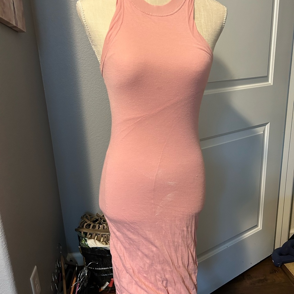 Alexander Wang Soft Pink Midi Dress